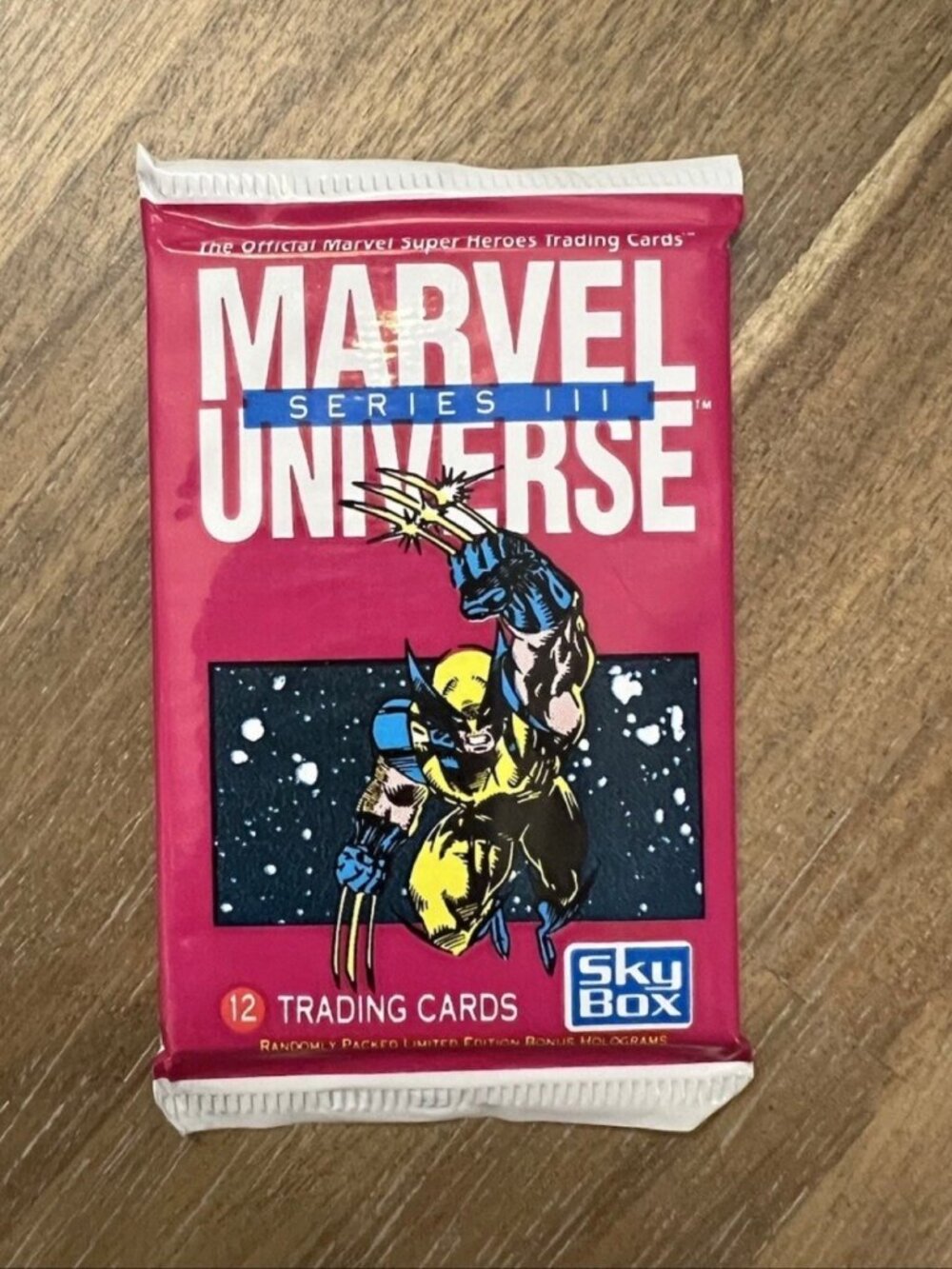 1992 Impel Marvel Universe Series 3 Factory Sealed Pack - 12 Cards
